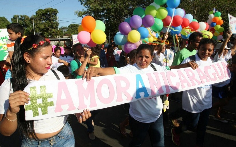 Juventud y familias se toman las calles en #AMORANICARAGUA por Reserva Indio Maíz
