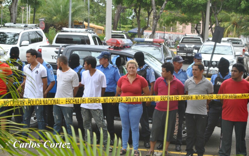 Policía Nacional presenta informe de acciones operativas ejecutadas en Managua