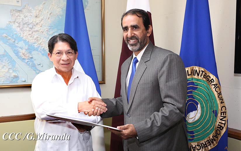 Nuevo embajador de Qatar presenta Cartas Credenciales ante Gobierno de Nicaragua