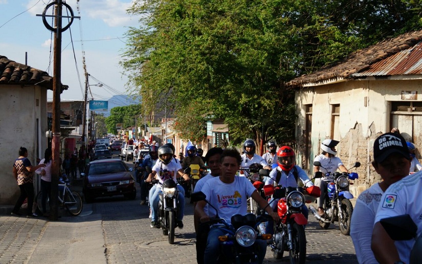 Somoto respalda reformas al INSS con alegre caravana