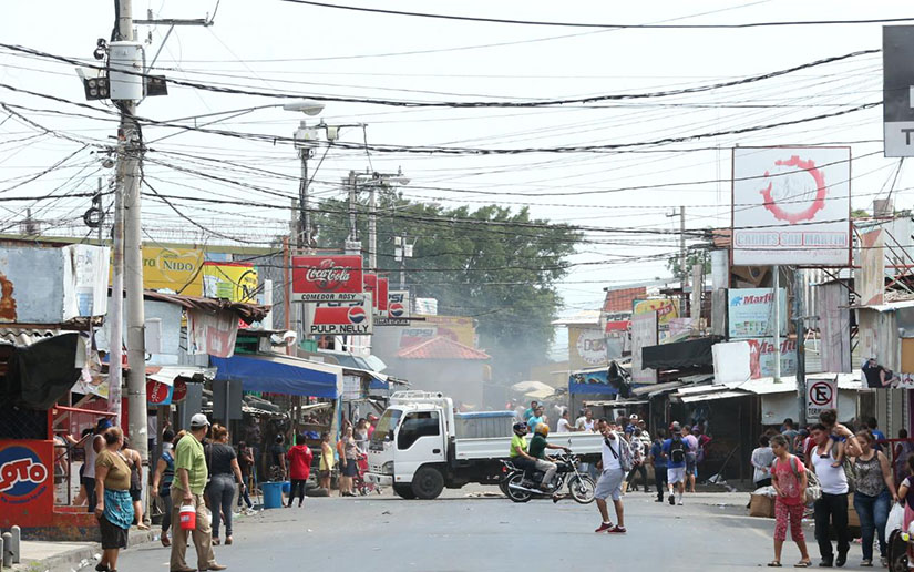 Intentan quemar buses en Ciudad Sandino