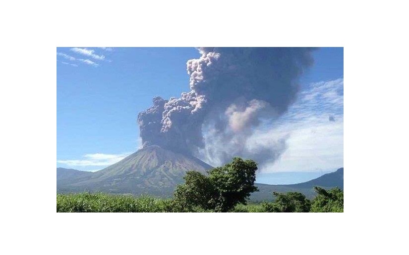 Reportan explosión en el Volcán San Cristóbal