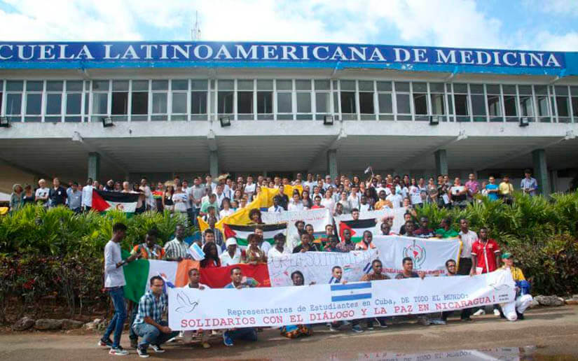 Estudiantes extranjeros en Cuba realizaron Cadena de Oración por el Diálogo y la Paz en Nicaragua 