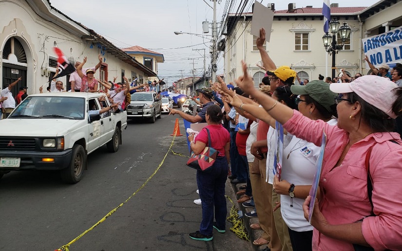 Caravana en León reitera el llamado al Diálogo y la Paz