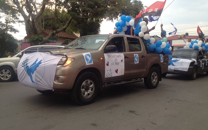Caravana Estelí clama a una sola voz por La Paz en Nicaragua