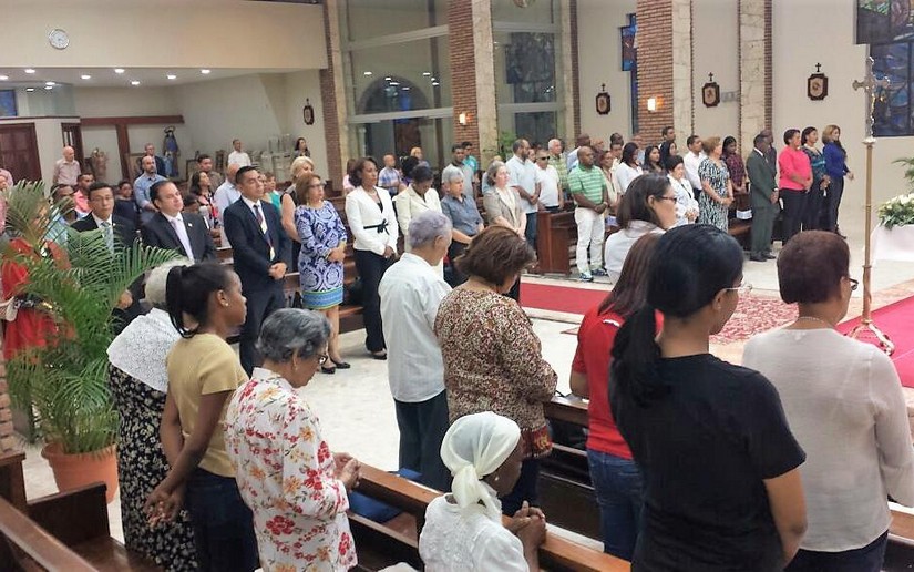 Realizan en República Dominicana misa por la paz en Nicaragua