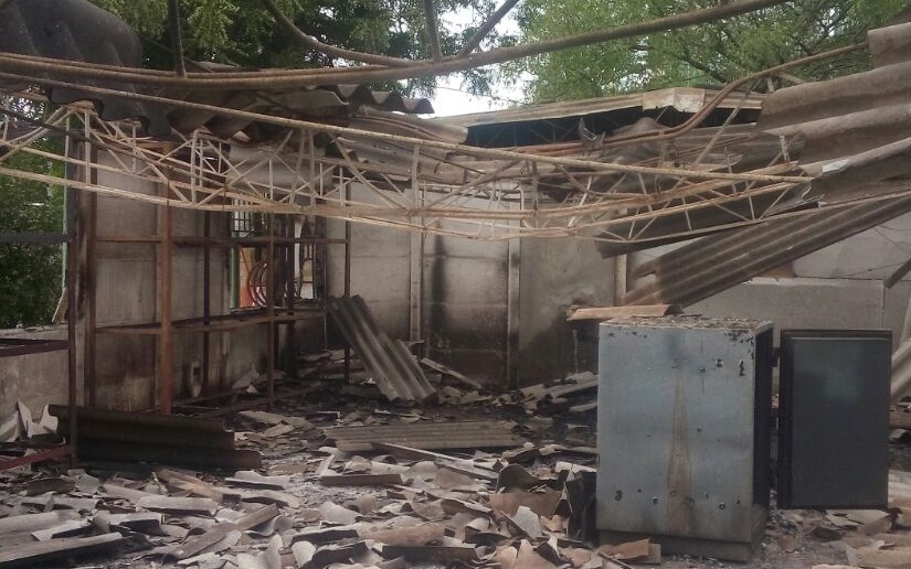 Así quedó el Distrito 6 de la Alcaldía de Managua tras el incendio provocado por delincuentes