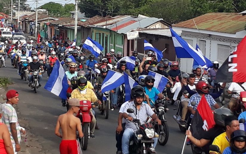 Realizan caravanas por la paz en Carazo y Chinandega