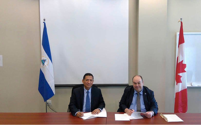 Nicaragua firma memorando de Entendimiento con el Buró de Investigación de Accidentes e Incidentes de Canadá (TSB)