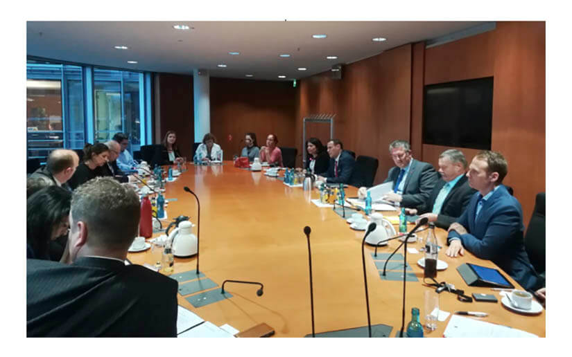 Grupo Parlamentario Alemán de Amistad con Centroamérica sostiene encuentro con Ministro nicaragüense en Berlín