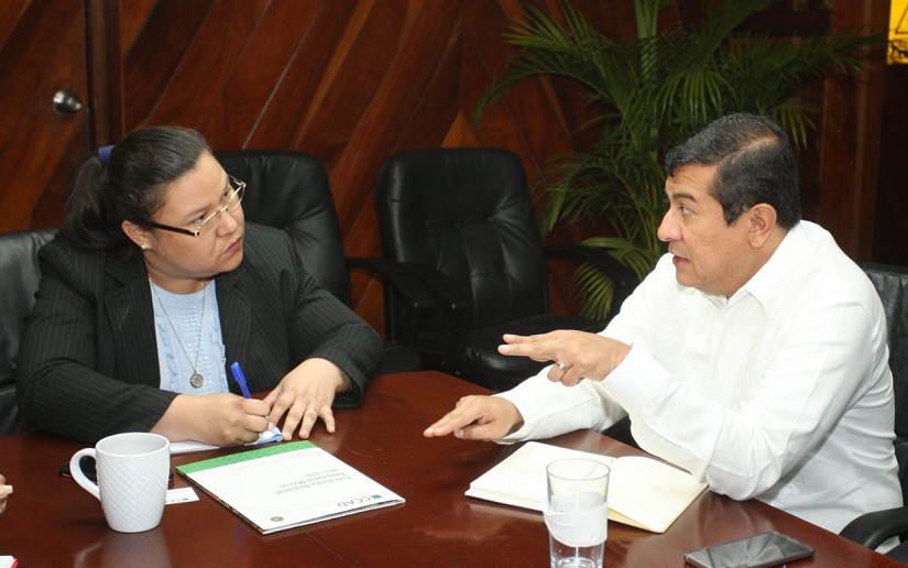 Autoridades del Marena sostienen reunión con Secretario Ejecutivo de la CCAD