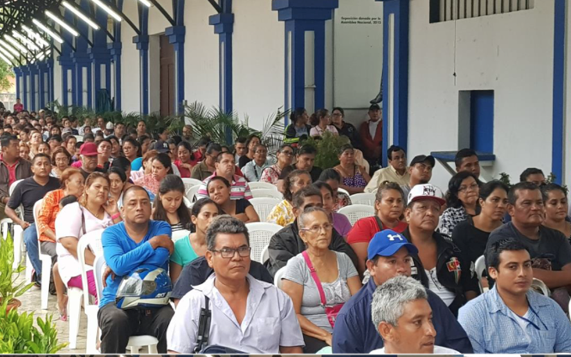Cadena de Oración y canto por la paz en Masaya
