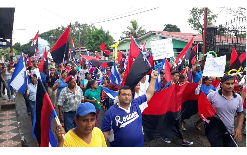 Familias de Carazo siguen demandando la Paz