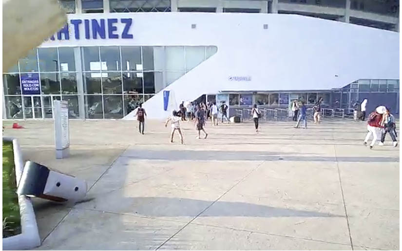 Grupos vandálicos causan daños en el Estadio Nacional Dennis Martínez