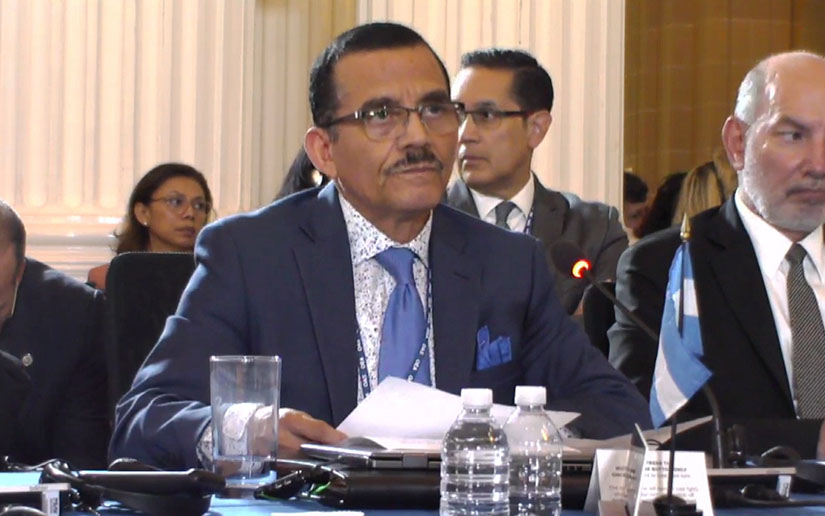 Nicaragua reitera su vocación de paz en Asamblea de la OEA