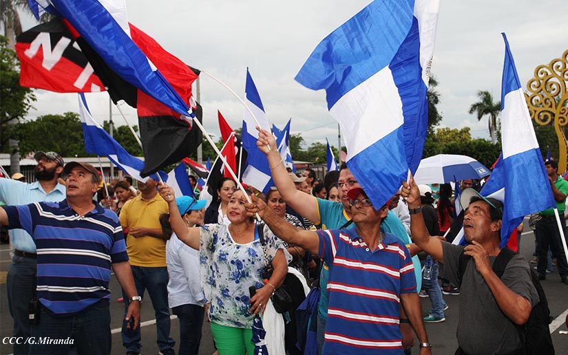 Capitalinos unidos piden por la Paz en Nicaragua