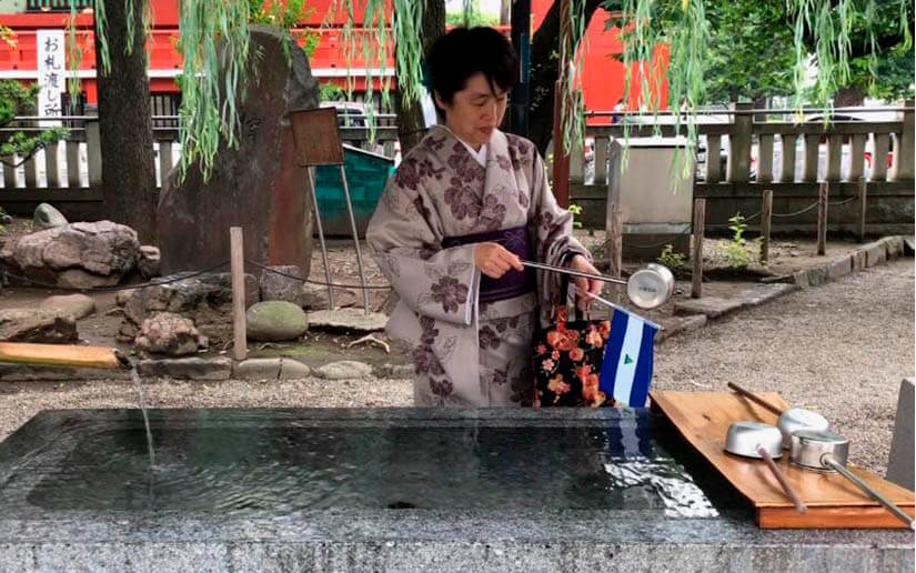 Desarrollan en Japón ceremonia de petición por la paz de Nicaragua