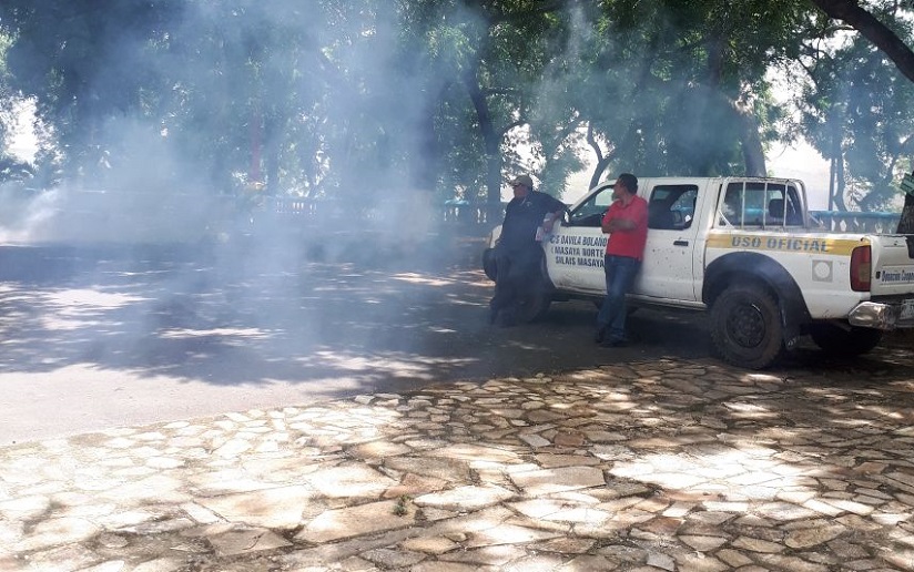Jornada de fumigación del Ministerio de Salud continua en Masaya