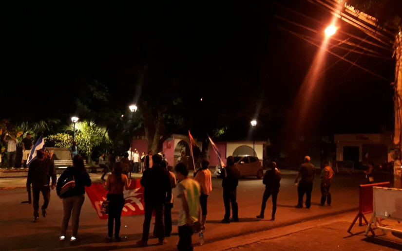 Rinden homenaje al compañero Miguel Ángel Ramos quien falleció defendiendo la libertad y estabilidad de Nicaragua