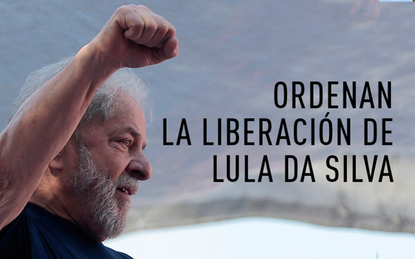 El juez ordena la liberación del expresidente brasileño Lula da Silva