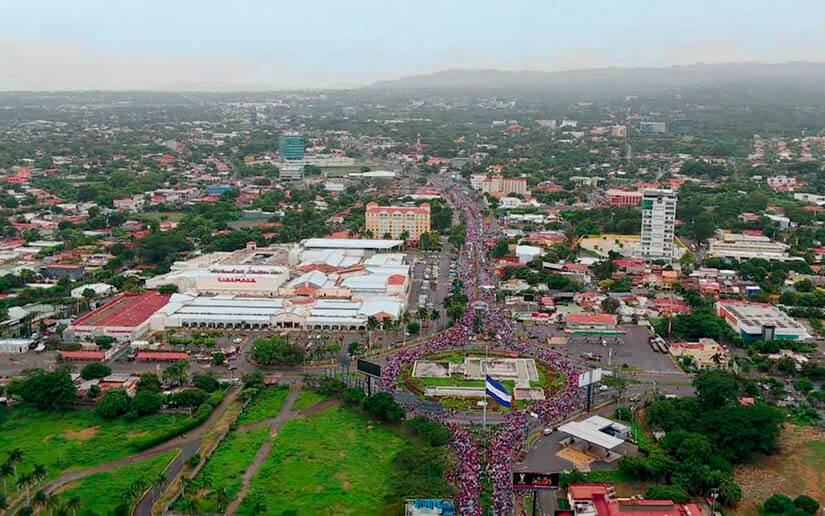 En imágenes: Multitudinaria Caminata por la Seguridad y la Paz
