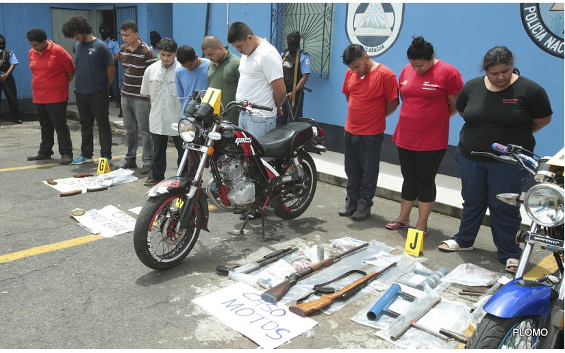 They present terrorists and weapons used to commit crimes in the country