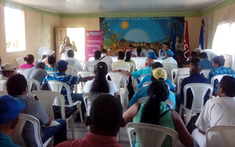 Alcaldía de Waspam realizó foro sobre agua y saneamiento en territorios indígenas