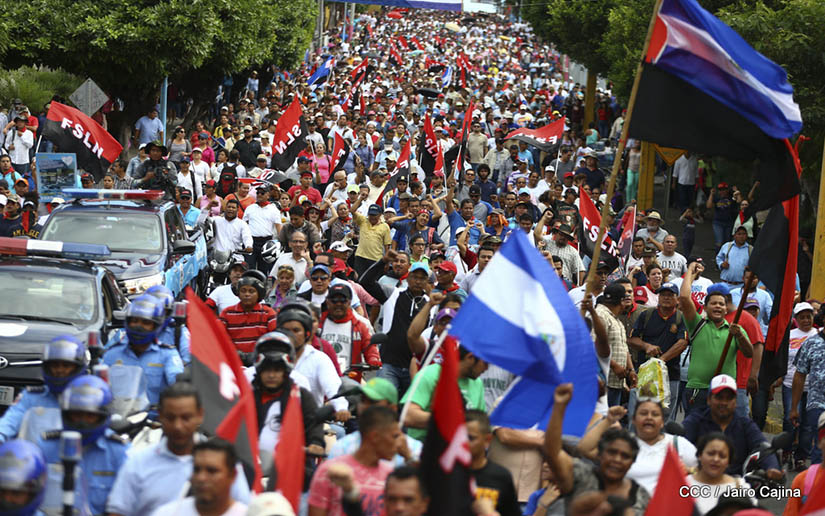 Paz y Justicia demandan miles de nicaragüenses en Managua