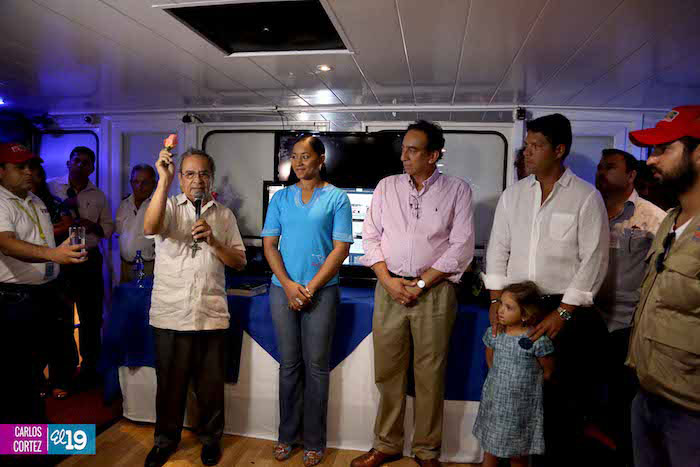 Inicia operaciones en el Lago Xolotlán el nuevo Crucero Momotombito