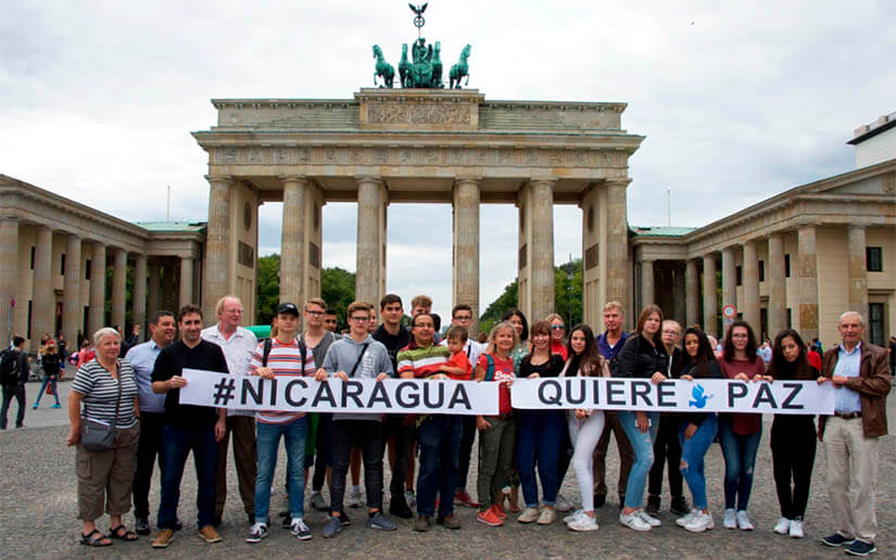 Continúan expresiones de Solidaridad internacional con Nicaragua
