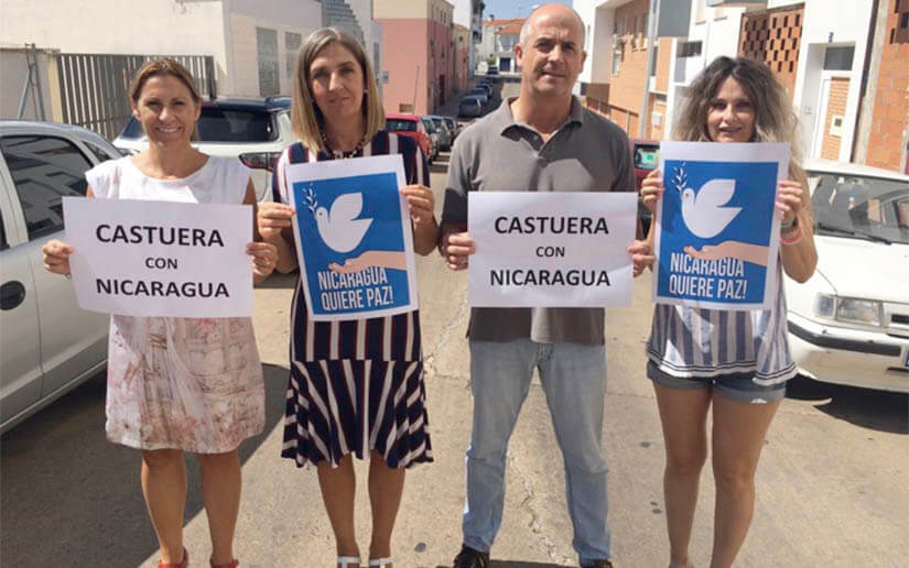 En imágenes: Expresiones de apoyo y deseos de Paz para Nicaragua