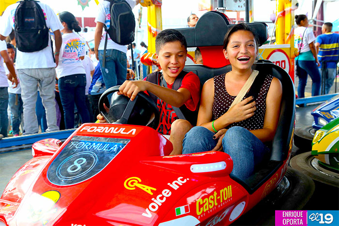 Miles de niños y niñas disfrutan segundo día de Parque de la Niñez Feliz en Estelí