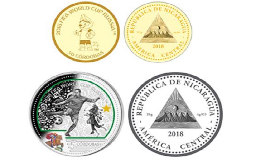 BCN emite monedas conmemorativas Copa Mundial de la FIFA Rusia 2018