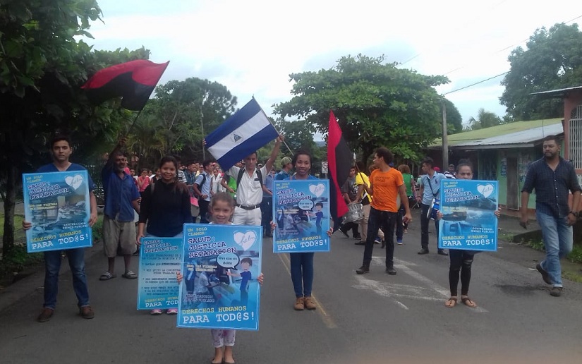 Marchas exigiendo justicia para víctimas de terroristas en Zelaya Central