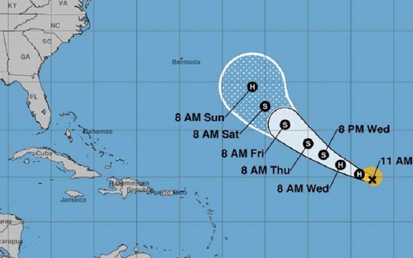 Se forma el huracán Florence en el océano Atlántico