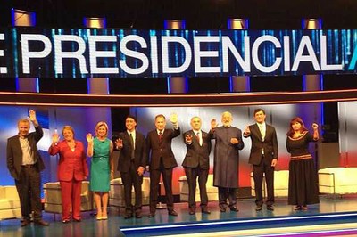 Candidatos a la Presidencia de Chile cierran sus campañas electorales
