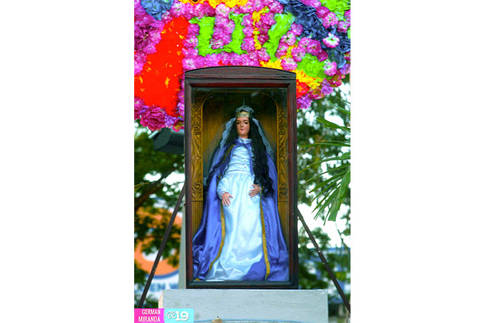 Virgen de Posolteguilla protagoniza Altar del Ministerio de Economía Familiar