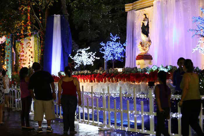 Nicaragüenses se desbordan para fortalecer su fe mariana en Avenida de Bolívar a Chávez