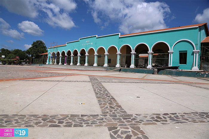 Alcaldía de Masaya avanza obras de Mercado de Artesanías y Plaza de la Cultura