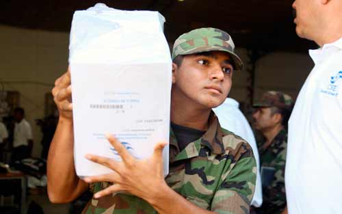 Llega material de verificación a la RAAS
