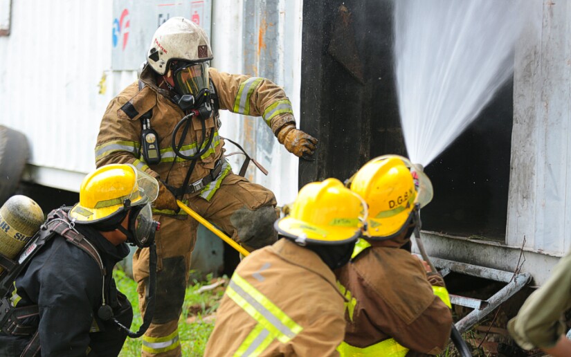 Incendio arrasó con casa en el barrio Santa Ana de Managua