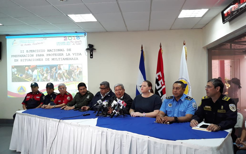 Sinapred invita a las familias nicaragüenses a participar del II Ejercicio Nacional