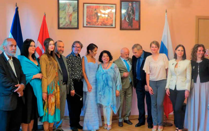 La embajada de Nicaragua en la Federación de Rusia rindió homenaje a Septiembre Victorioso
