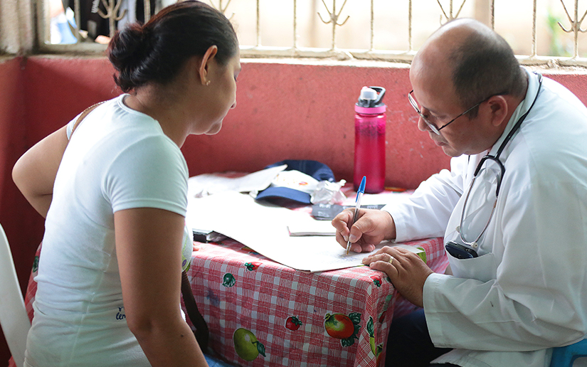 Salud gratuita es una realidad para las familias del barrio Arges Sequeira