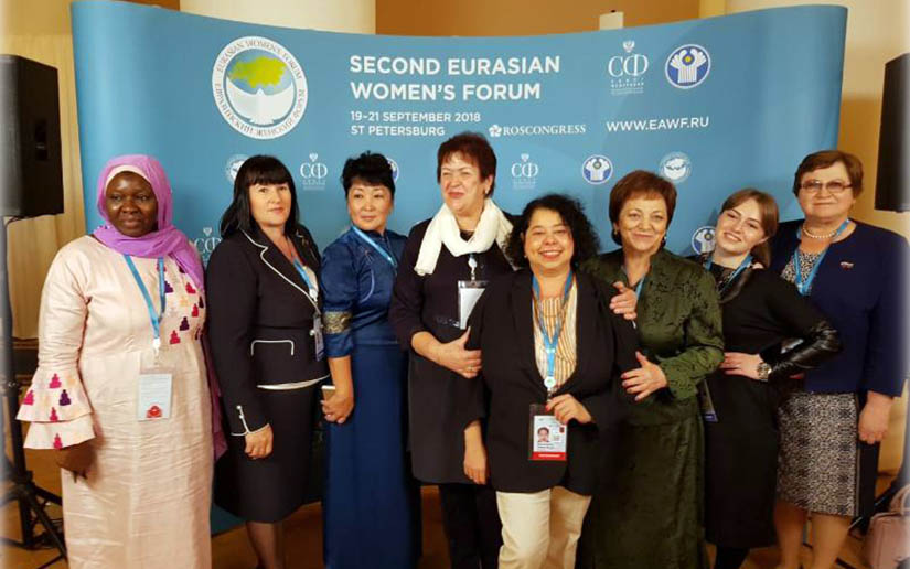 Nicaragua participa en el II Foro Euroasiático de Mujeres en San Petersburgo
