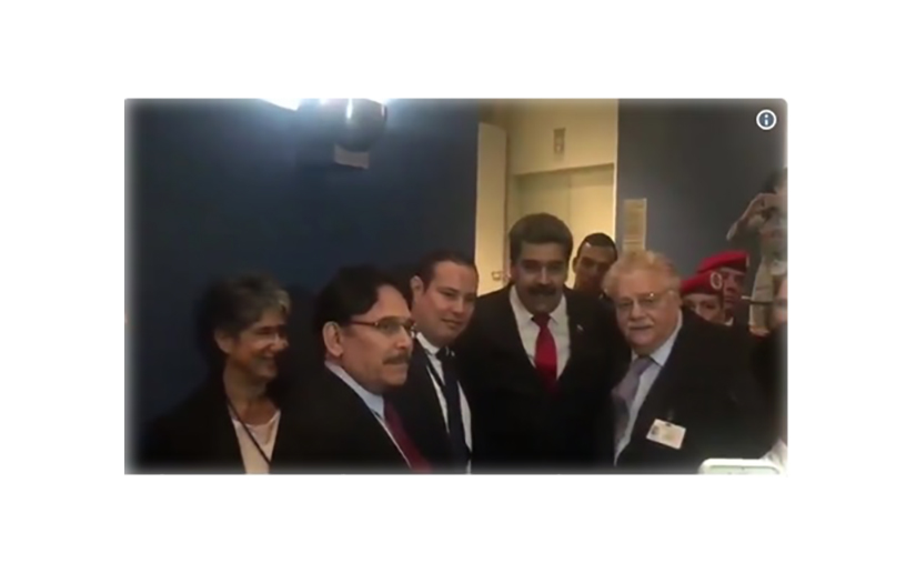  Presidente Maduro saluda a delegación de Nicaragua en la ONU