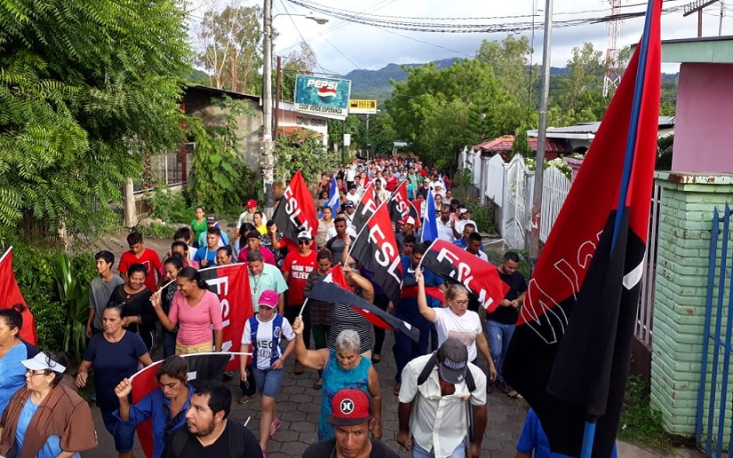 Familias de El Jicaral caminan por la Paz y la Justicia