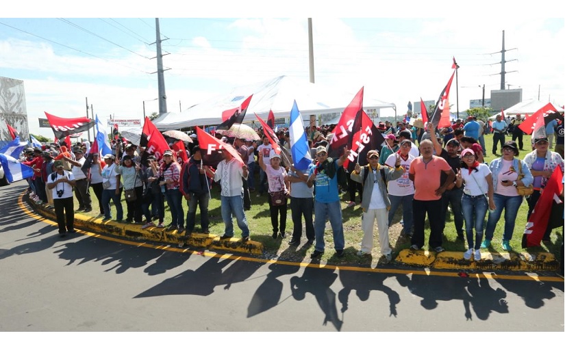 Militancia sandinista se hace presente en diferentes puntos de Managua por la Justicia, Paz y Vida
