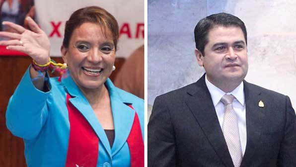 Honduras: Resultado reñido entre Juan Orlando Hernández y Xiomara Castro