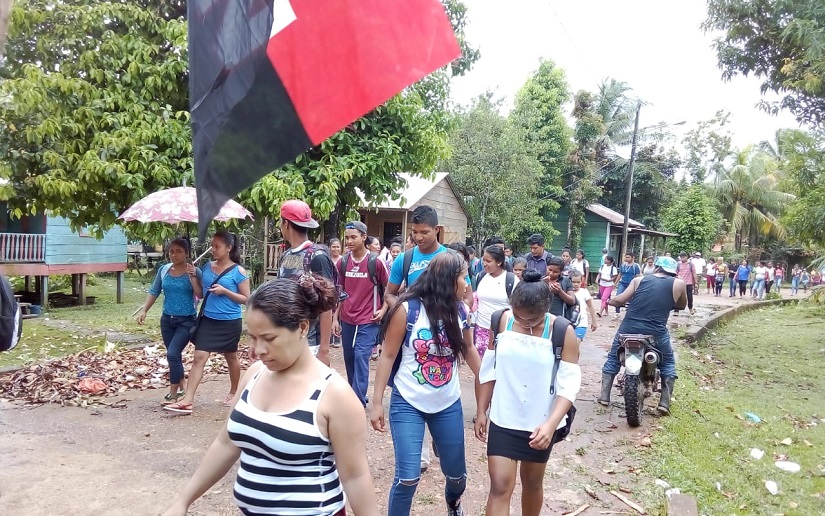 Caminata por la paz en Prinzapolka